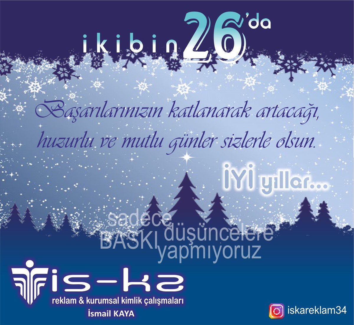 İYİLİĞİN, ADALETİN, BARIŞIN HÜKÜM SÜRDÜĞÜ YARINLAR TEMENNİSİYLE... MUTLU YILLAR
<a href="/iyiparti/">İYİ Parti</a> 
@iyi
#mutluyillar 
#iyiyıllar