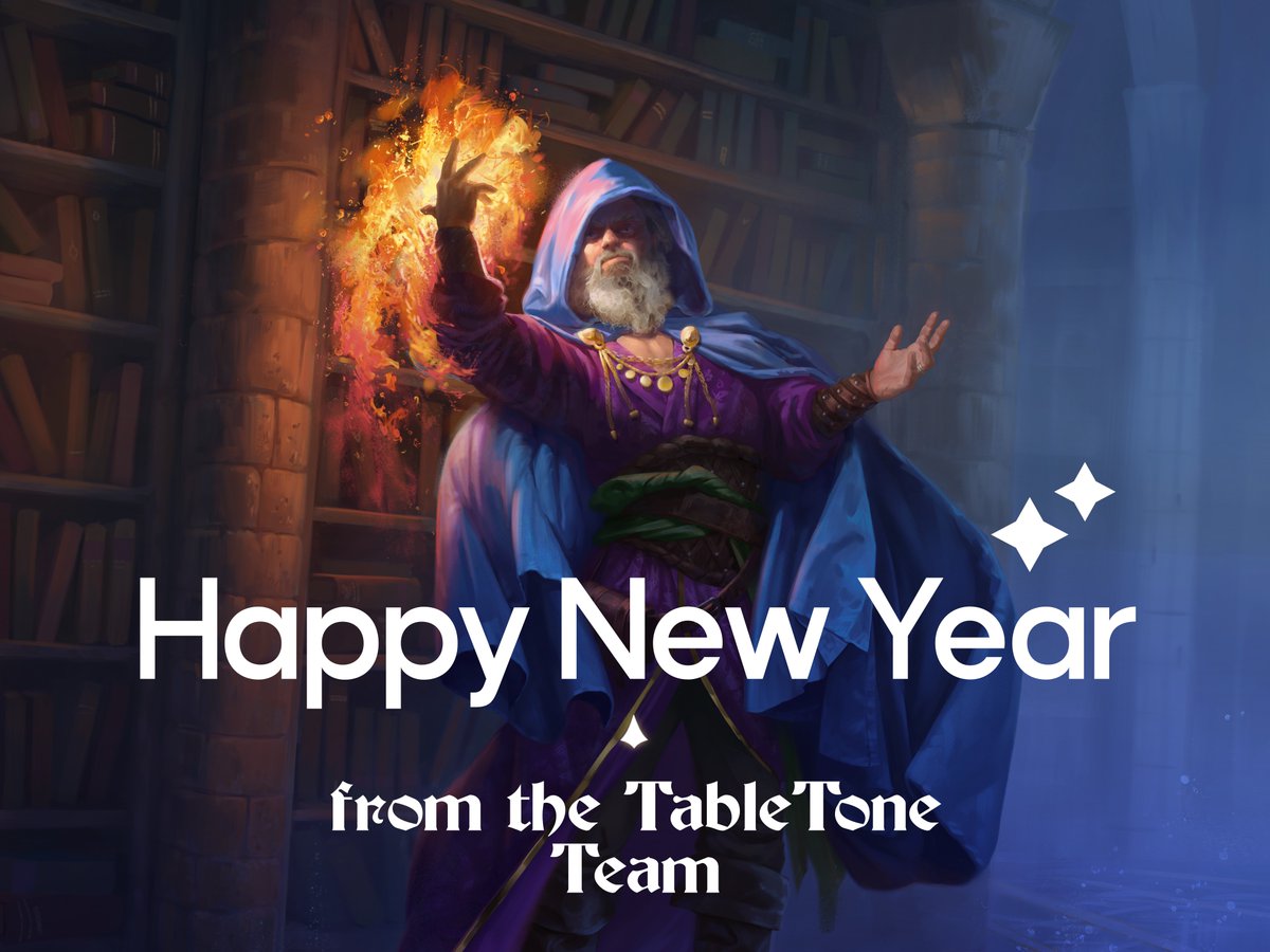 Tabletoneapp's tweet photo. As the year comes to an end, we want to say a huge thank you to everyone who joined us, shared feedback, and supported us along the way. Your input has helped shape what we do, and we couldn’t be more grateful.😊
#ttrpg #rpg #tabletopaudio https://t.co/N9f00x0fZ2