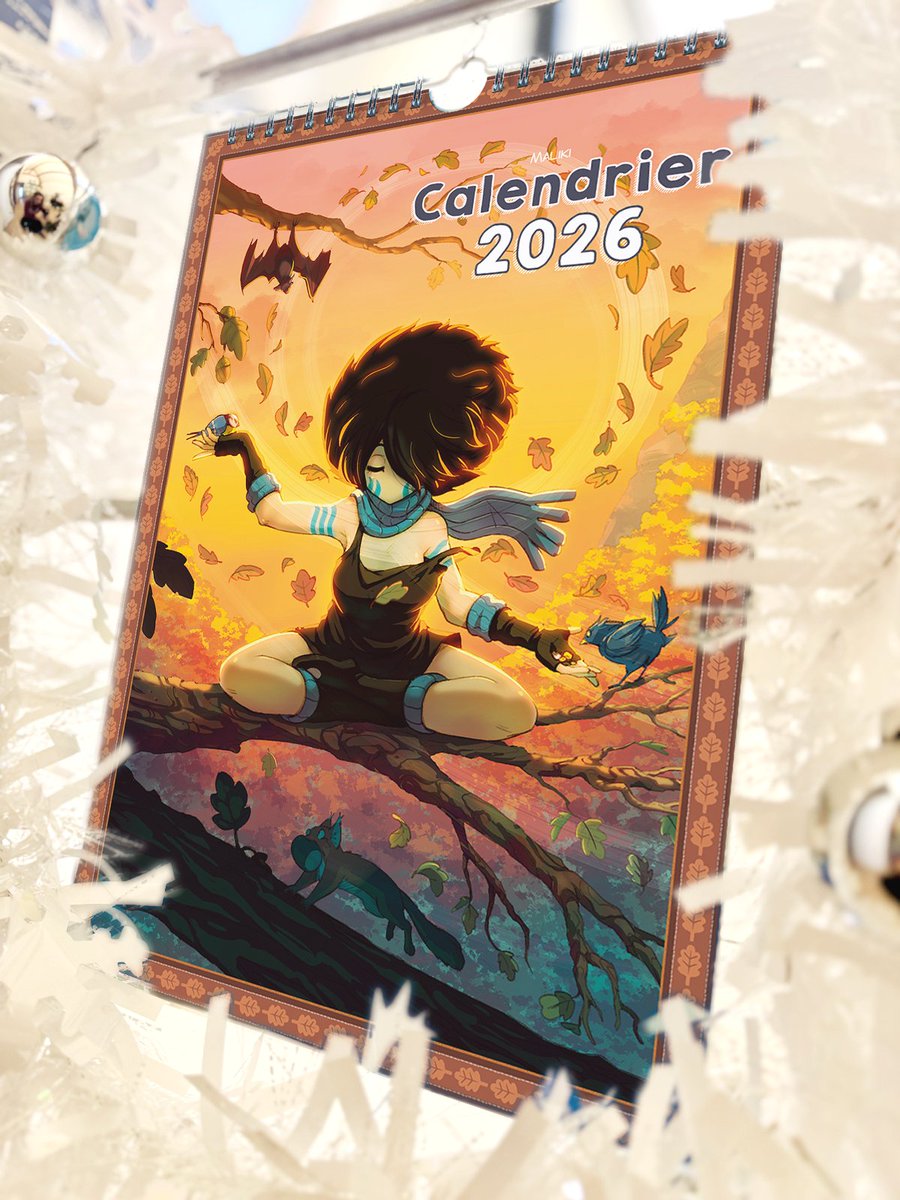 ⏳ Tic Tac, l'année est presque écoulée !
La calendrier et l'ex-libris signé sont dispo jusqu'à minuit sur Tipeee !
fr.tipeee.com/maliki

⌛️ Tic Tac après il sera trop tard !