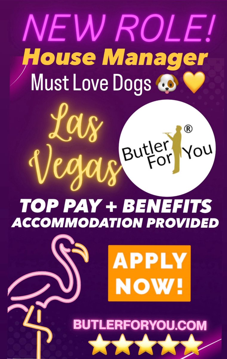 Butler_For_You's tweet image. Ideally, an experienced house manager candidate with multiple citizenships preferred (Europe/USA)as the Principals travel frequently to Europe.Must be able to prove that they have equivalent professional experience.Superb accommodation. TOP PAY + benefits! butlerforyou.com/butler-house-m…