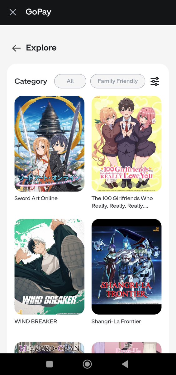 zeyllaa's tweet image. Ternyata nonton anime di GoPay seru juga, gak ribet pindah-pindah aplikasi