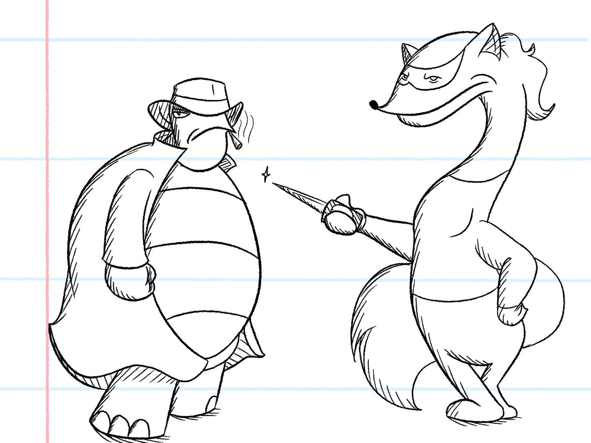First ever characters i made redrawn.