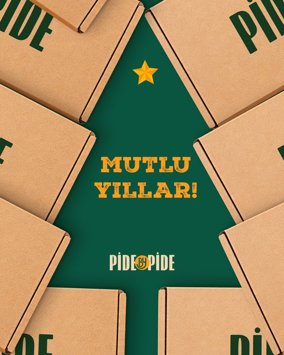 PidebyPide lezzetleriyle dopdolu keyifli bir sene olsun ⭐