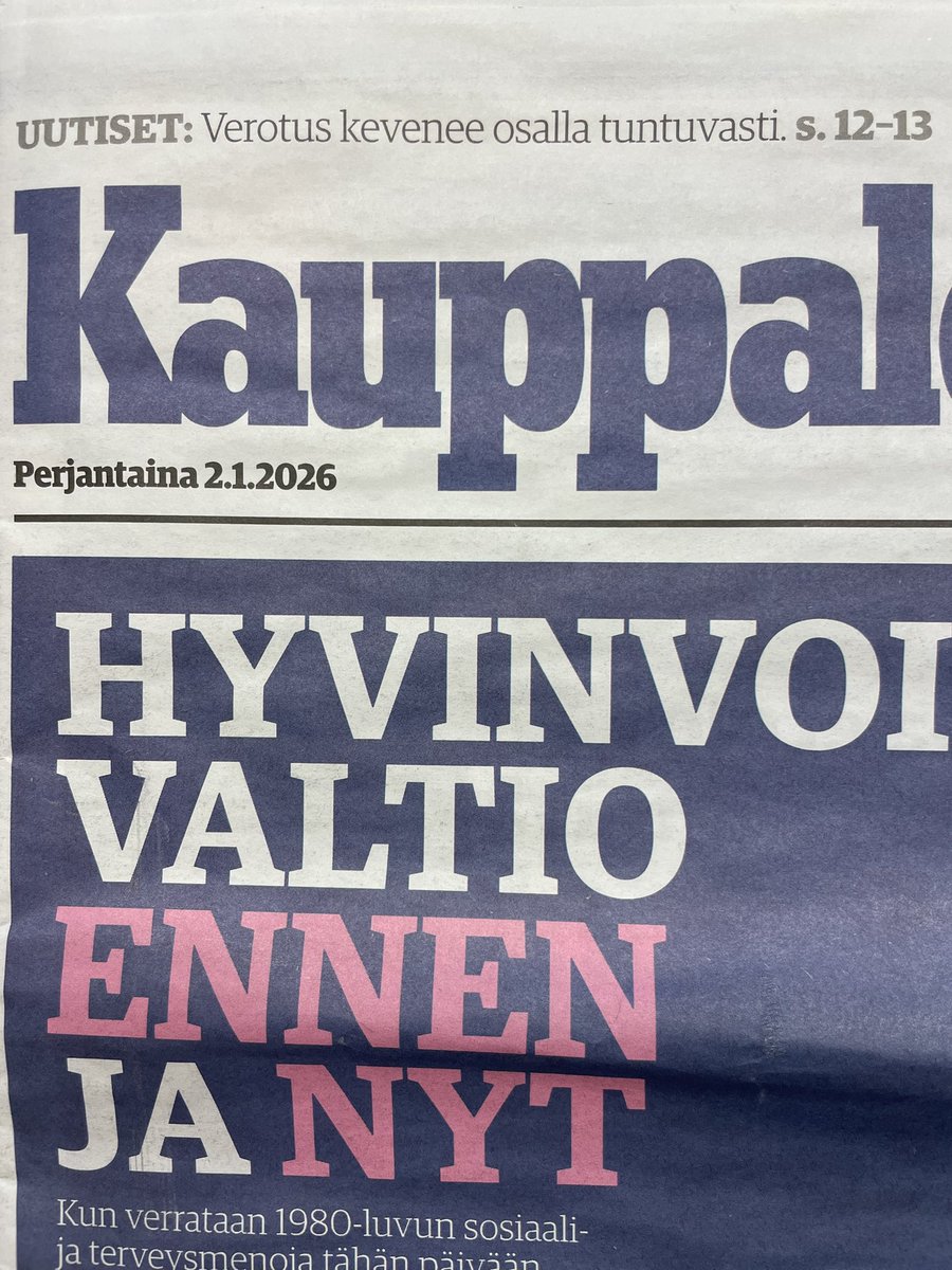 Nyt on <a href="/KauppalehtiFi/">Kauppalehti</a> tehnyt osuvan uudistuksen, kun voi lukea tulevan perjantain uutiset jo keskiviikkona! Tätä lisää 😉