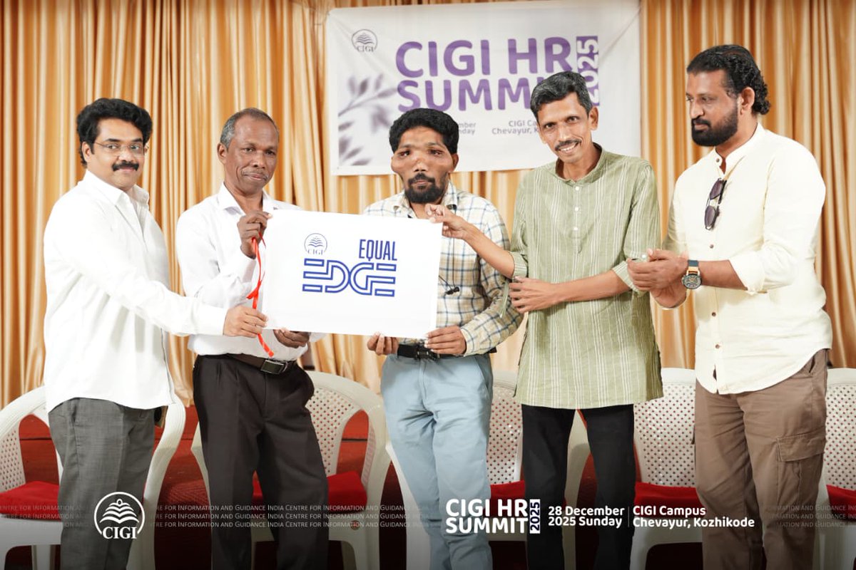 crckozhikode's tweet photo. Key note address on 'Employability of PWDs' by Dr. Roshan Bijlee, Director CRC K, on the occasion of the launch of the PWD employability special project "Equal edge" of noted NGO 'CIGI' Kozhikode.
Inaugurated by Dr. P. T. Baburaj, Commissioner for PWDs, Kerala
#DEPwD #nipmed https://t.co/T0G99GFppg