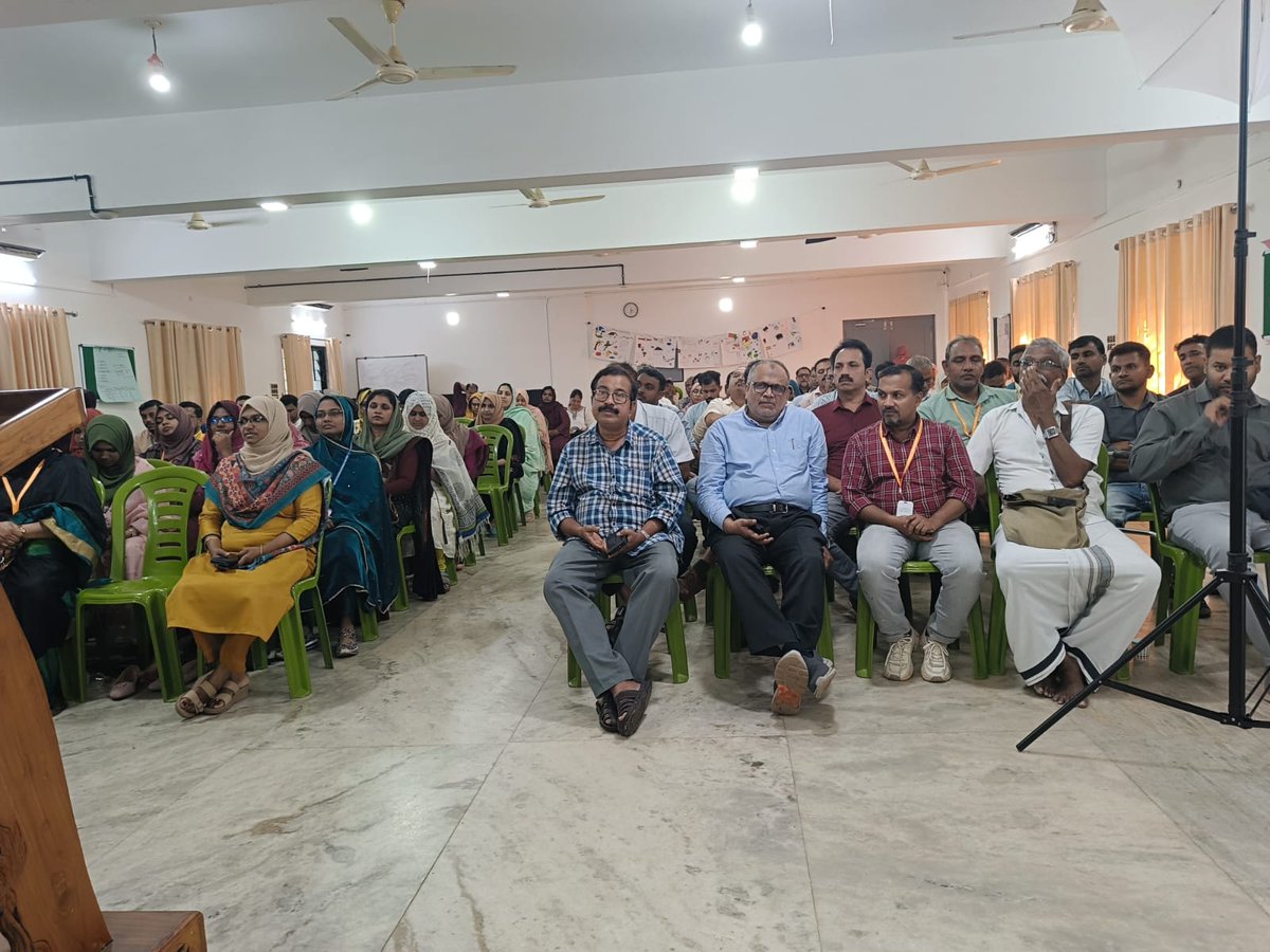 crckozhikode's tweet photo. Key note address on 'Employability of PWDs' by Dr. Roshan Bijlee, Director CRC K, on the occasion of the launch of the PWD employability special project "Equal edge" of noted NGO 'CIGI' Kozhikode.
Inaugurated by Dr. P. T. Baburaj, Commissioner for PWDs, Kerala
#DEPwD #nipmed https://t.co/T0G99GFppg