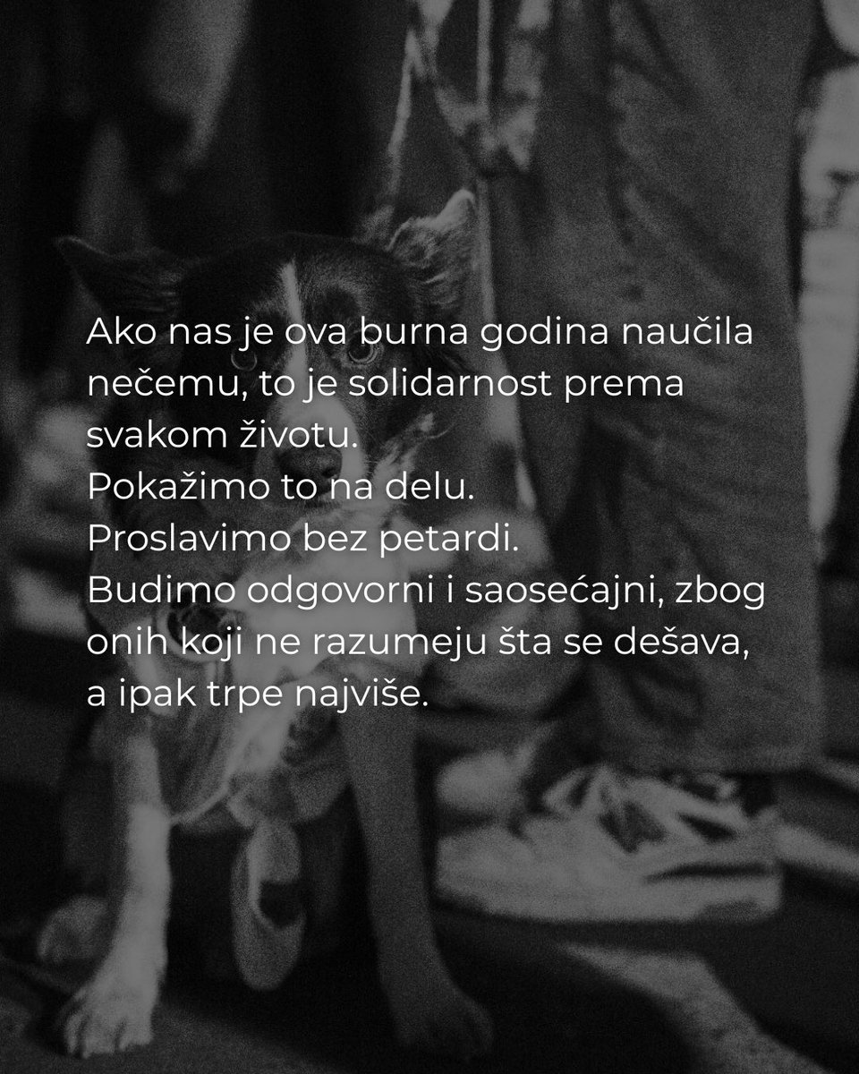 Budite odgovorni večeras kako prema sebi, tako i prema svetu oko vas 🐾❤️