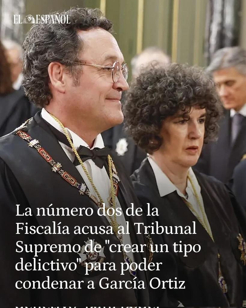 La teniente fiscal del Tribunal Supremo, María Ángeles Sánchez Conde, ha solicitado formalmente a la Sala de lo Penal la anulación de la condena contra el exfiscal general Álvaro García Ortiz. 

En su informe del 31 de diciembre de 2025, la número dos de la Fiscalía