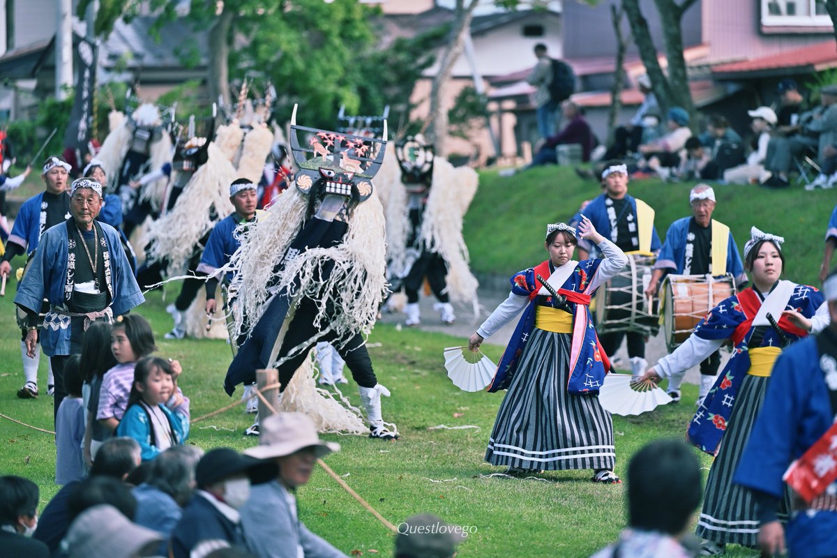 Questlovego's tweet photo. 綾織しし踊り
日本のふるさと遠野まつり https://t.co/4DjlwrOVL6