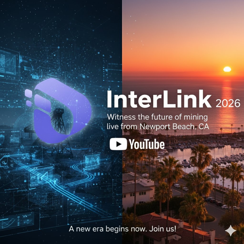 Saimpk12's tweet photo. 🚀 InterLink 2026 is here! Witness the future of mining live from Newport Beach, CA on YouTube. A new era begins now. Join us!
#Interlink #ITLG #ITL #MiningFuture https://t.co/1ZeH6eHGSJ