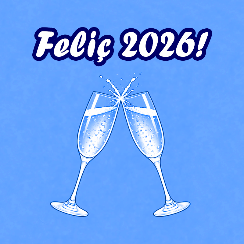 Que tingueu una bona entrada d'any, pericos! Feliç 2026!! 🎆🥳 #RCDE