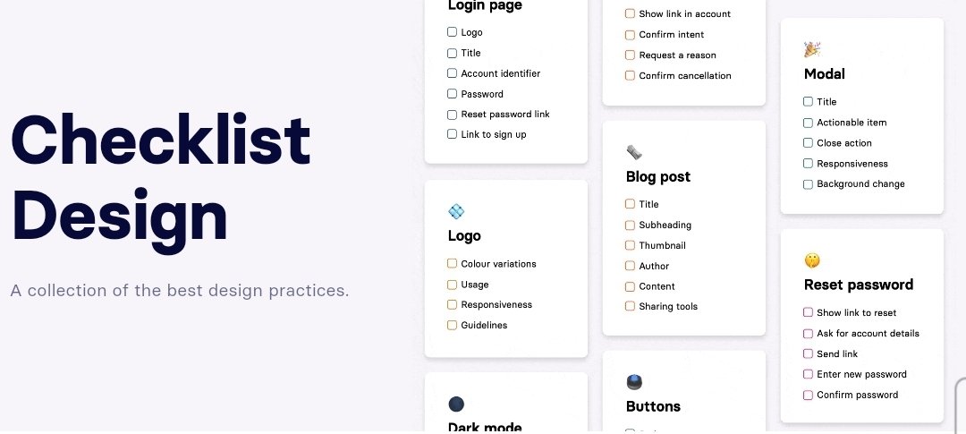 guillaume_rygn's tweet image. Si vous créez un site web ou meme un SAAS avant de le push en prod d'ici 2026 prenez 2min pour checker checklist.design

Ce site synthétise toutes les bonnes pratiques à avoir afin de ne rien oublier et donne des conseils sur les bonnes pratiques en termes de design pour