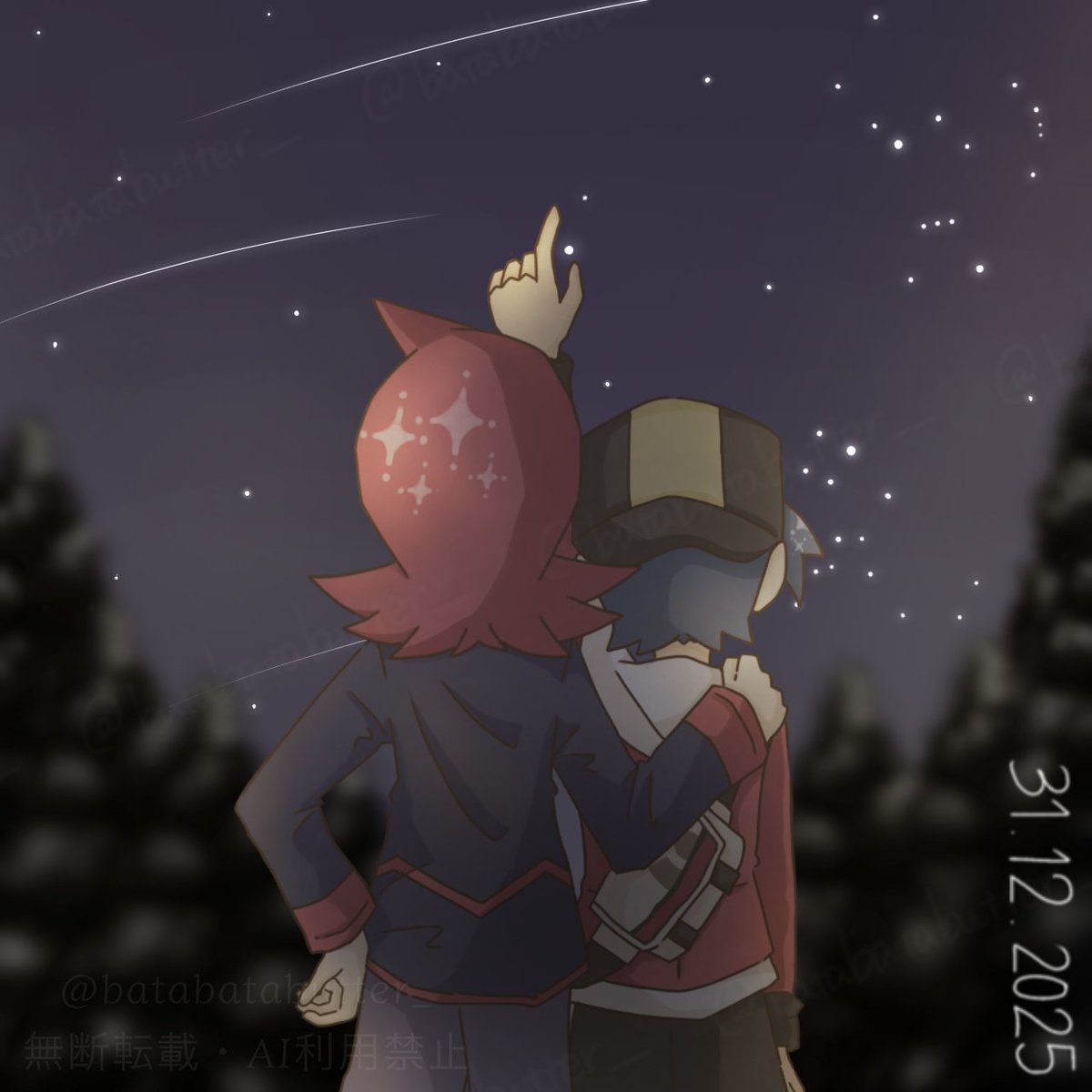 batabatabutter_'s tweet photo. 描き納めslhb🌌
今年一年ありがとうございました！ https://t.co/vk6sH4gXdw