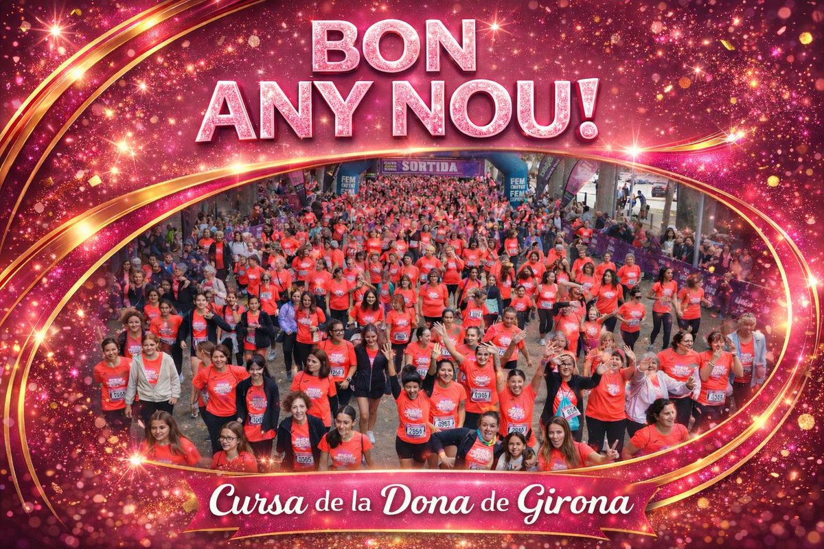 Adéu 2025.... Un nou any, nous  objectius, nous propòsits...

Us desitgem un munt de kilòmetres amb les persones més estimades al cantó.

Bon Any nou corredores! 🥂🌸

#cursadeladonagirona #cursadeladonagirona2025
#CursaDeLaDonaGirona💜
 #Hemcrescutjuntes