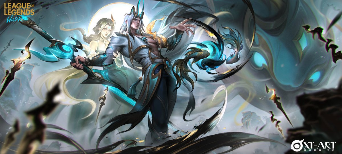 1092313803Exia's tweet photo. I had the pleasure of creating this Viego splash art for League of Legends. Also thanks to riot team for all the great and helpful feedback  In Collaboration with Riot Games https://t.co/KBKs7qGgXG