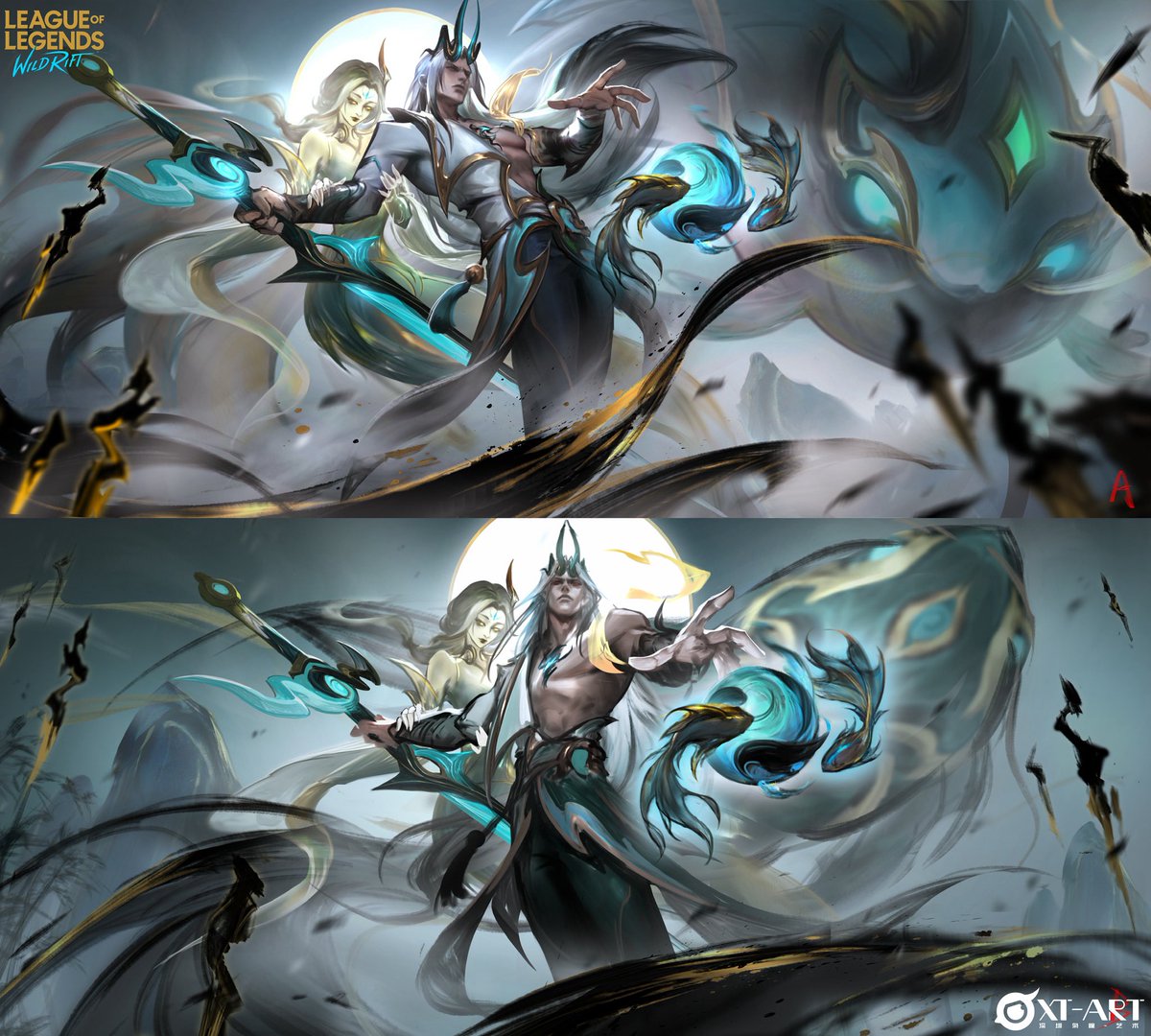 1092313803Exia's tweet photo. I had the pleasure of creating this Viego splash art for League of Legends. Also thanks to riot team for all the great and helpful feedback  In Collaboration with Riot Games https://t.co/KBKs7qGgXG