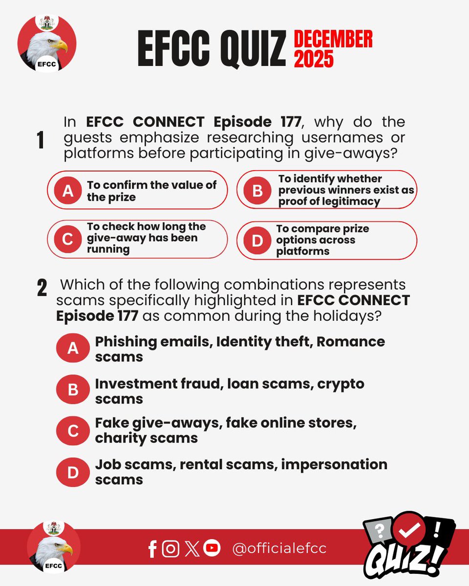 EFCC Nigeria tweet media