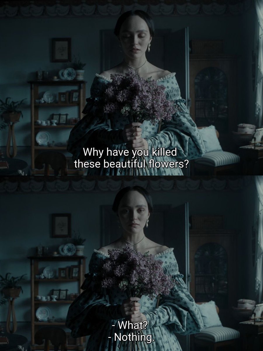 genuinely obsessed with the symbolism of lilac in nosferatu 🪻