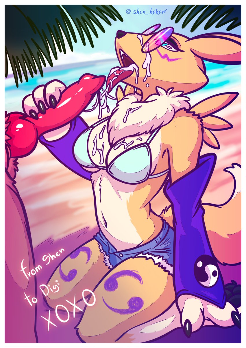 <a href="/YourDigimonGirl/">Your Digimon Girl 💖👑</a> in summer, to warm this winter <3