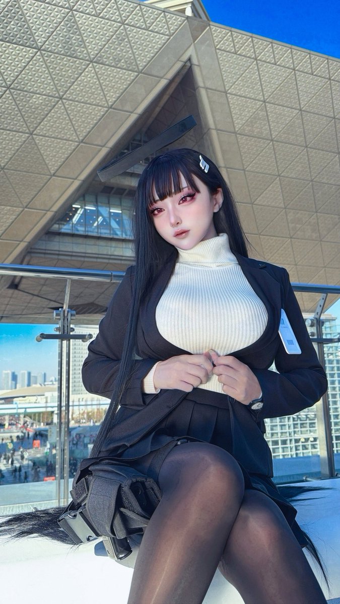 chamomile_chami's tweet image. コミケでブルアカのコスプレでした！

ブルーアーカイブ 🖤 調月 リオ
#C107 #C107_cos #ブルアカ