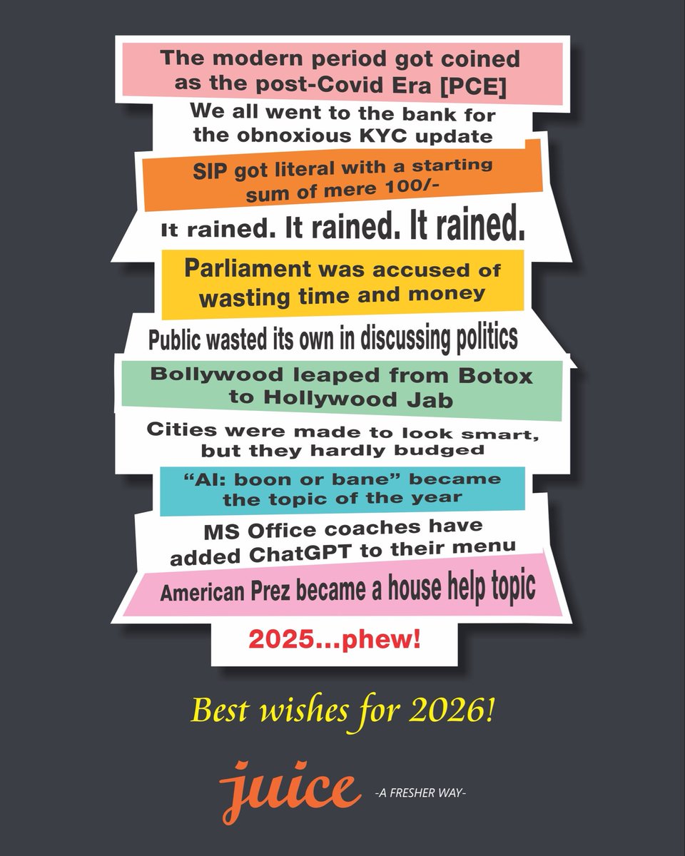 juiceadcom's tweet photo. Looking back, looking ahead!

#Goodbye2025 #Hello2026 #YearInReview #LookingBack #NewYearReflections https://t.co/LzU7HhB8a6