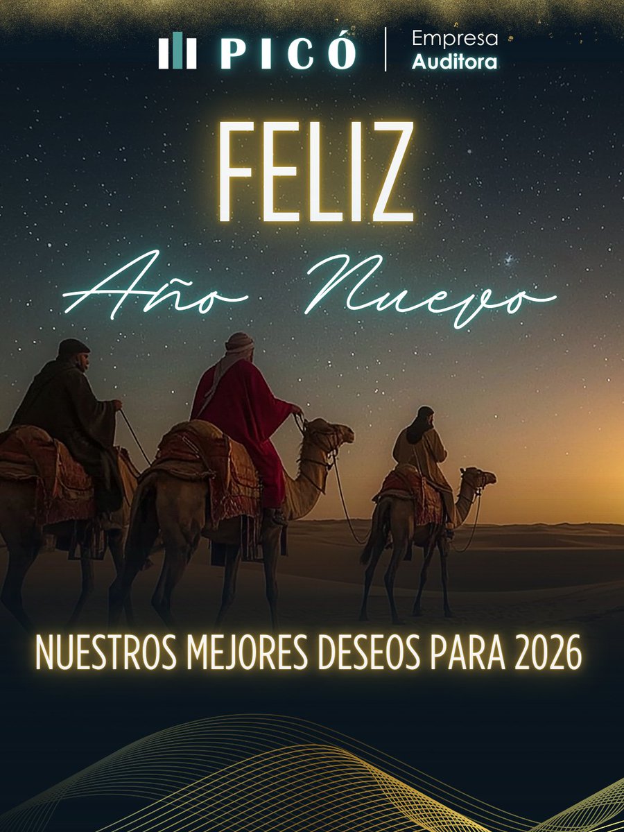luis_pico__'s tweet photo. 🎆✨ ¡Feliz 2026! ✨🎆

Deseamos que este nuevo año esté lleno de salud, amor  y muchísimos éxitos.
Gracias a cada uno de vosotros por vuestra confianza y apoyo. Un año más seguimos creciendo y cumpliendo sueños juntos💫
💙¡Vamos por un 2026 increíble! https://t.co/DsOFAGFIIU