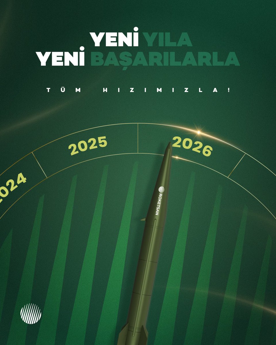 2026’da daha ne Tayfunlar esecek! 🚀

2025’te kazandığımız ivmeyle, 2026 yılında da durmadan, yorulmadan üretmeyi ve ülkemizin savunma gücünü artırmayı sürdüreceğiz.

Yeni yılda yeni menzillere hep birlikte… 🇹🇷