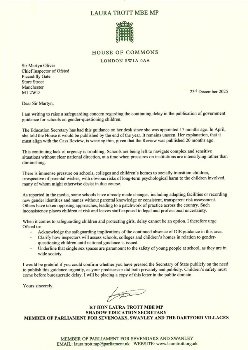 Laura Trott MP tweet media