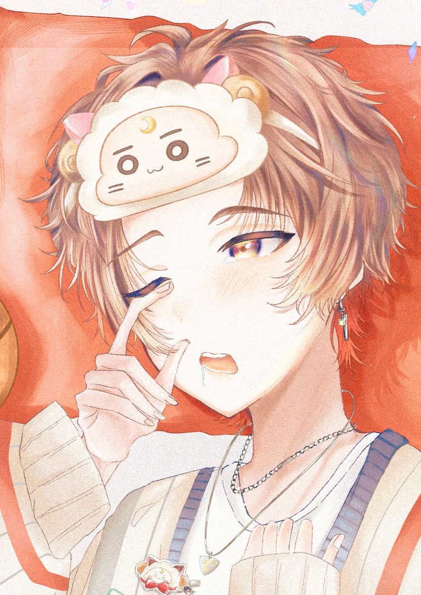 V🌙くん新衣装おめ~
＃天月イラスト部