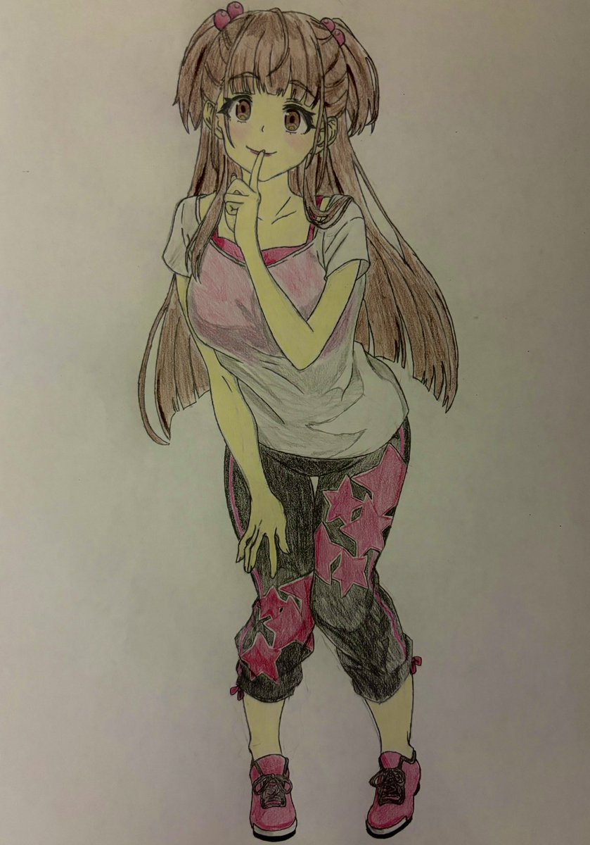 ONRY2's tweet image. 今年のシャインポストゲーム発売記念で
アニメ配信してくれた時に描いた玉城杏果ちゃん

#シャインポスト #玉城杏果 #絵描きさんと繋がりたい #イラスト好きな人と繋がりたい #今年も残りわずかなのでお気に入りの4枚を貼る