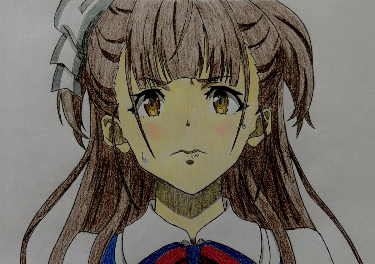 ONRY2's tweet image. 今年のシャインポストゲーム発売記念で
アニメ配信してくれた時に描いた玉城杏果ちゃん

#シャインポスト #玉城杏果 #絵描きさんと繋がりたい #イラスト好きな人と繋がりたい #今年も残りわずかなのでお気に入りの4枚を貼る