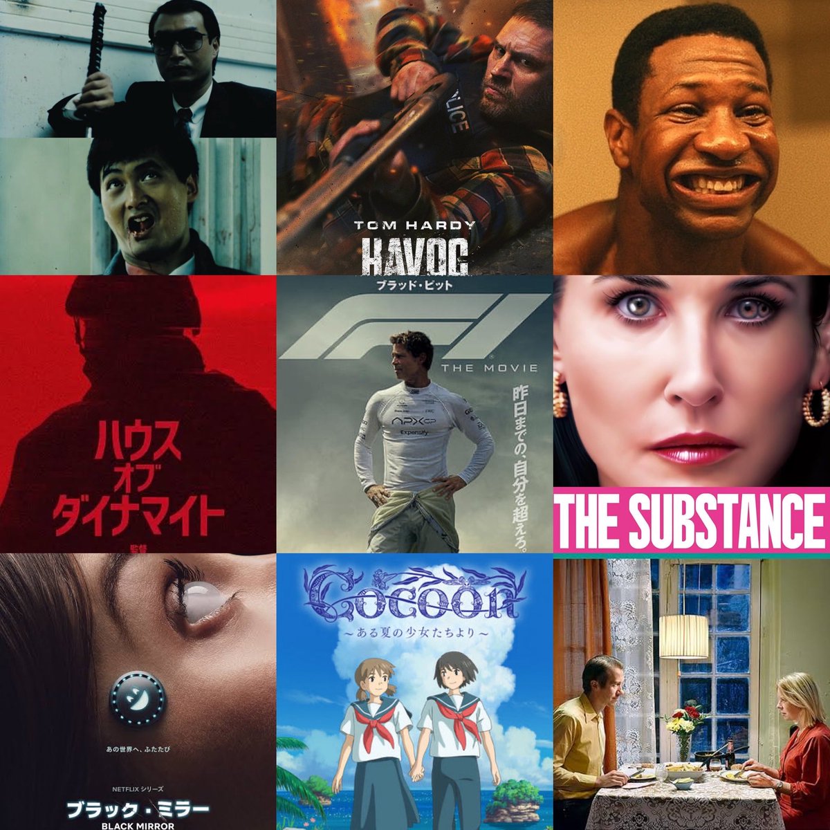 416_shima's tweet photo. #2025年ベスト映画

男たちの挽歌2  ワークプリント
ハボック
ボディビルダー
ハウス・オブ・ダイナマイト
F1
サブスタンス
ブラックミラー シーズン7
cocoon〜ある夏の少女たちより〜
枯れ葉（2023） https://t.co/0tH9Cgci5j