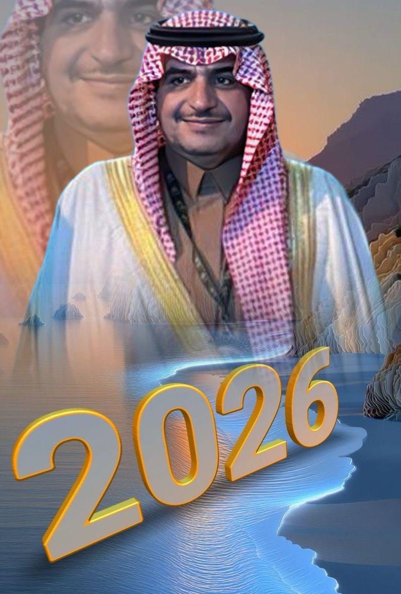 أهداني أحد المتابعين هذه الصورة، أسأل الله أن يجعل 2026 سنة خير وتوفيق وبركة،
سنة تحقيق للأهداف، وراحة للقلوب، وقربًا من الله،
وكل عام وأنتم بخير 🌿�