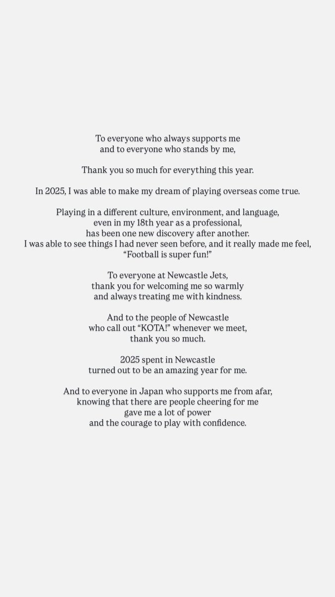 mizunumakota's tweet image. .
いつも応援してくださっている皆さん
支えてくださっている方々へ

今年も本当にありがとうございました！

2025年は
海外でプレーする！
という夢を叶えることができた年でした。

異なる文化、環境、言語の中で
プレーすることで
プロ18年目にして新しい発見の連続でした。…