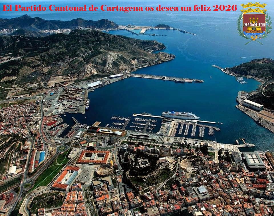 EL PARTIDO CANTONAL DE CARTAGENA OS DESEA UN FELIZ AÑO 2026.