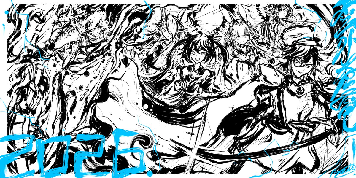 rkDRIVE's tweet image. 『雲外蒼電』

明けましておめでとうございます！
今年もどうぞよろしくお願いいたします！

#maimai_art