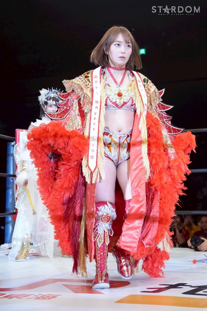Sareee パーカー 赤 Lサイズ スターダム STARDOM 女子プロレス Sareee