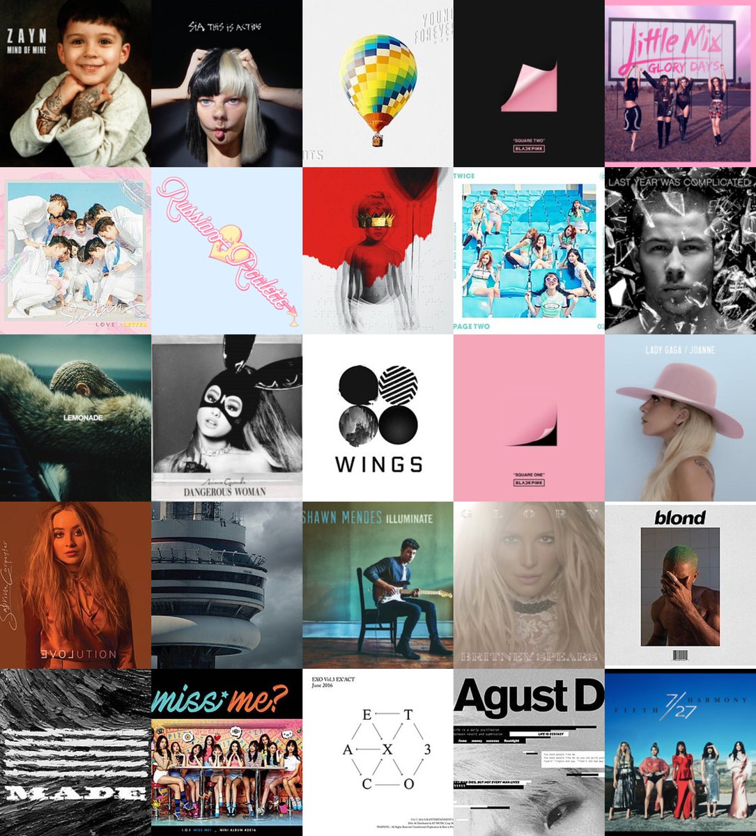 Albums that will turn 10 years old in 2026: