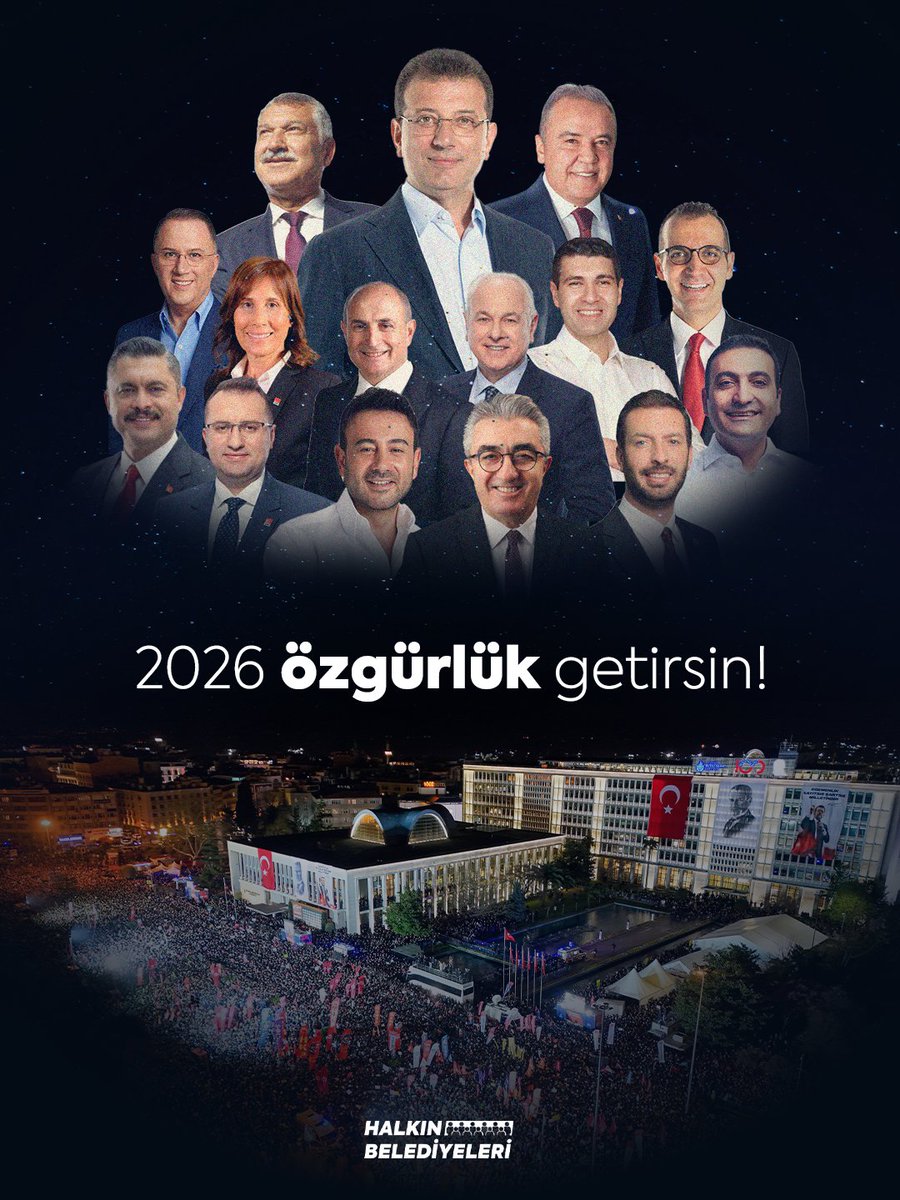 Yeni yıl, adaletin yerini bulduğu; özgürlüğün ve umudun çoğaldığı bir Türkiye getirsin.