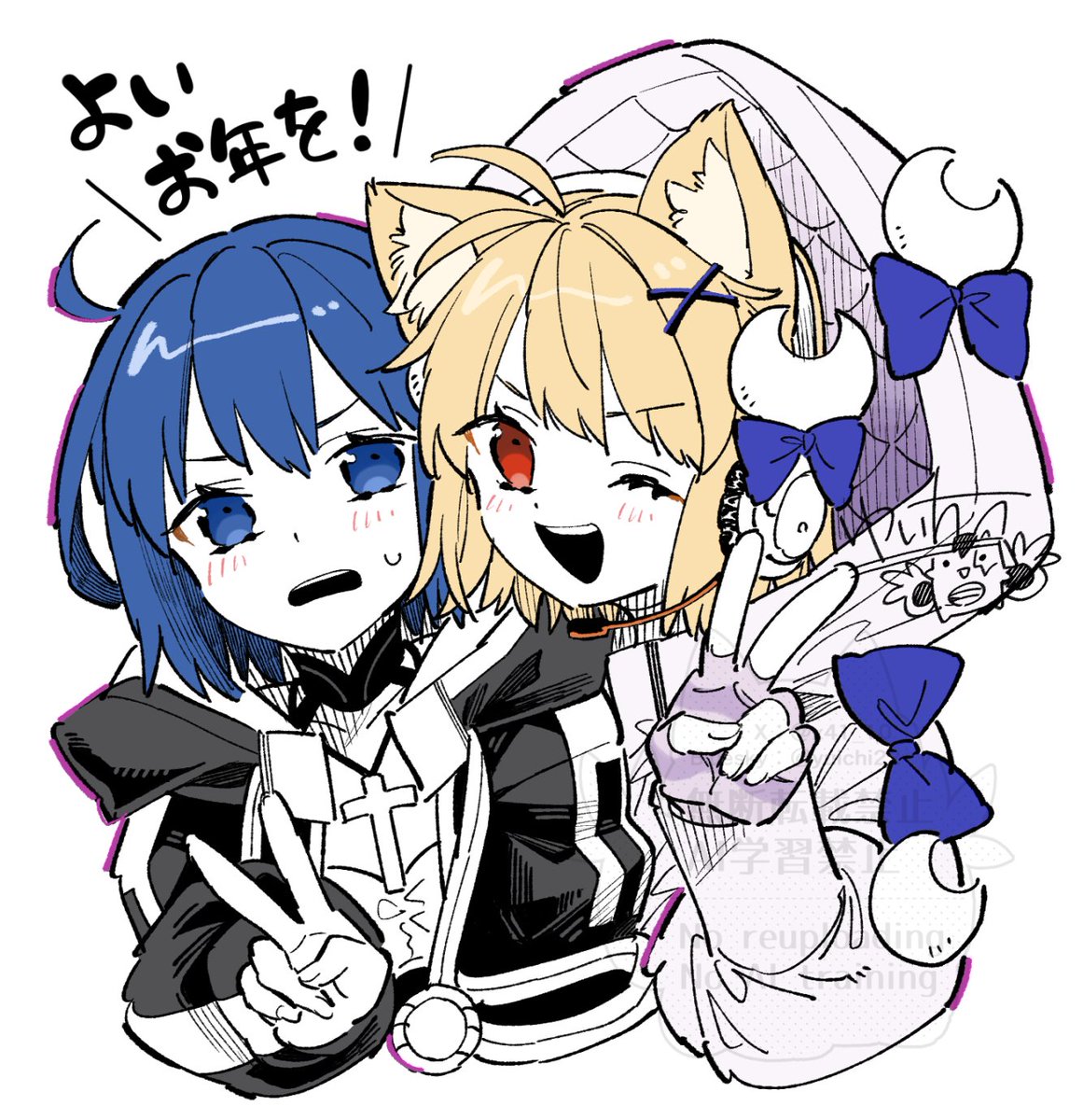 描き納めはアルクとシエル先輩〜！ #FGO