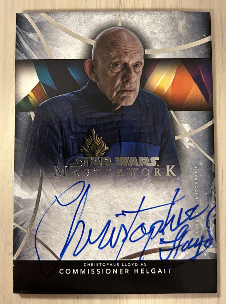 Christopher Lloyd のサイン Christopher Lloyd のサイン