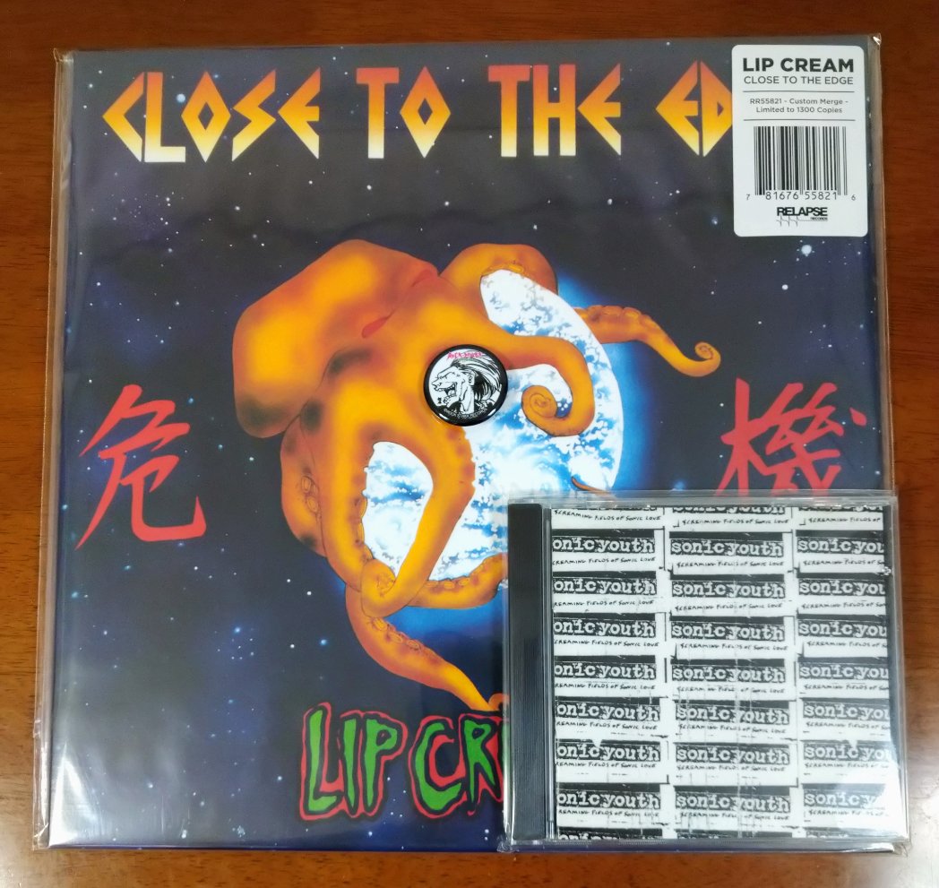 2025年のレコード納めはLIP CREAM、CD納めはSONIC YOUTHとなりました💿