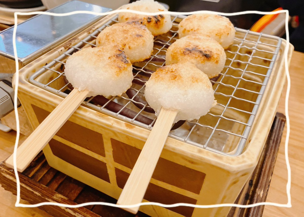 beni_maru_maru's tweet image. 姉妹でお団子を焼く会楽しかった🍡
これは五平餅。