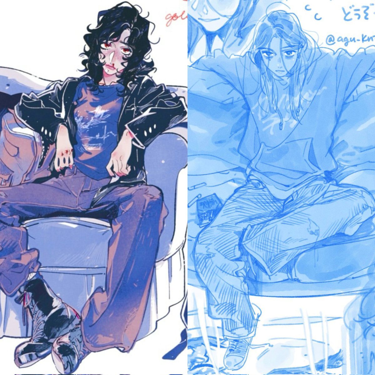 bluemitsuaya's tweet image. love when lesbians