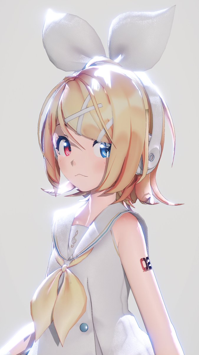 鏡音リン 「今年もありがとうございました。 この一年、たくさんの出会いがあり、忘れられない一」|PizaCGのイラスト