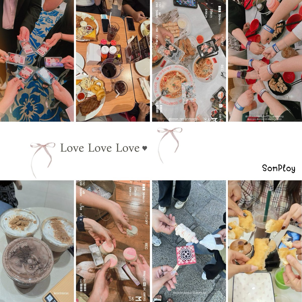 ขอบคุณพี่แม้กน้องณฐ ที่ทำให้ได้เจอมิตรภาพดีๆ เจอคนที่น่ารัก ขอบคุณพี่ๆน้องๆที่มาจอยกันตลอด ไปติ่งด้วยกัน ไปมูด้วยกัน ไปเอนจอยอีทด้วยกัน เติมใจเติมไฟให้กันเก่งมากๆ ขอบคุณที่คอยเตือนกันเสมอ ขอโทษที่อาจจะดื้อไปบ้างไม่น่ารักไปบ้าง 💖🩵

ปล.อย่าจับป๋มลงถังน้าาา 😹😹😹