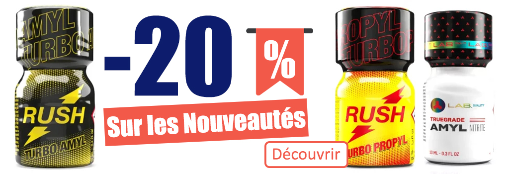 🎉 Nouvelle année = nouvelles sensations 🔥
Profitez de -20% sur les nouveaux poppers LAB QUALITY &amp; RUSH TURBO
Puissance, rapidité, intensité 💥
👉 poppers-pascher.com
#NouvelleAnnee #Poppers #Promo