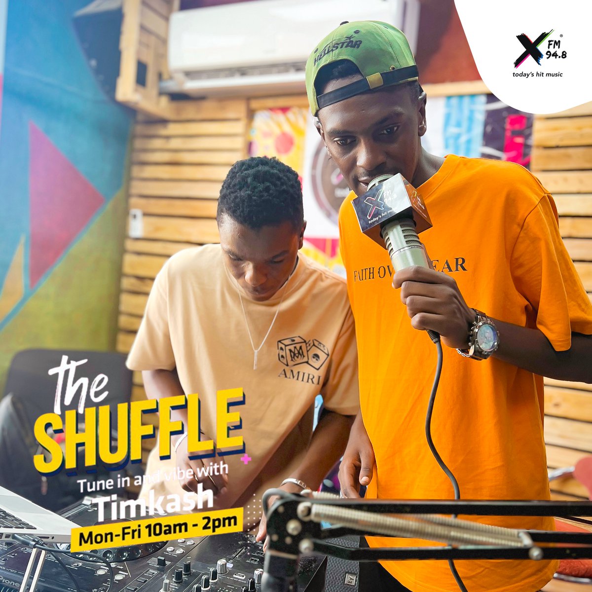 XfmUG's tweet image. We are closing the year 2025 in style.

The End of Year Party is happening now on The Shuffle with @starborntimkash and DJ Adam Vybez #TurnItUp #TodaysHitMusic #endoftheyear