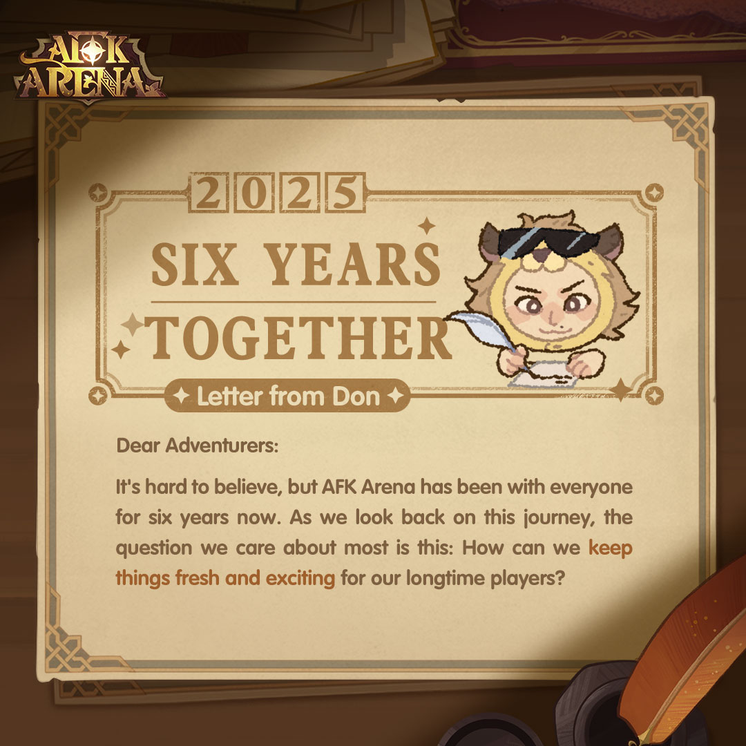 AFK_Arena's tweet photo. New Year message to all Adventurers from our Producer, Dom! 💌
Thank you for being part of Esperia’s journey, here’s a small gift to start the year right! https://t.co/XPurSaCe0F
