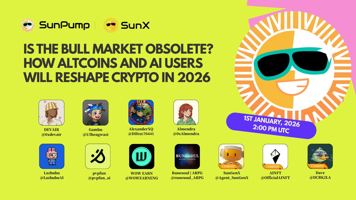 🎙️Is the Bull Market Obsolete? How Altcoins and AI Users Will Reshape Crypto in 2026

💭 Is the traditional bull market becoming obsolete? As we head toward 2026, crypto is being reshaped by shifting altcoin dynamics and the rise of AI-driven users. Liquidity moves faster,